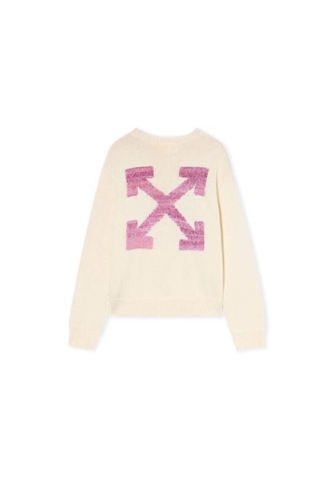 Pull con logo OFF WHITE KIDS | OGHE002F25KNI004033C